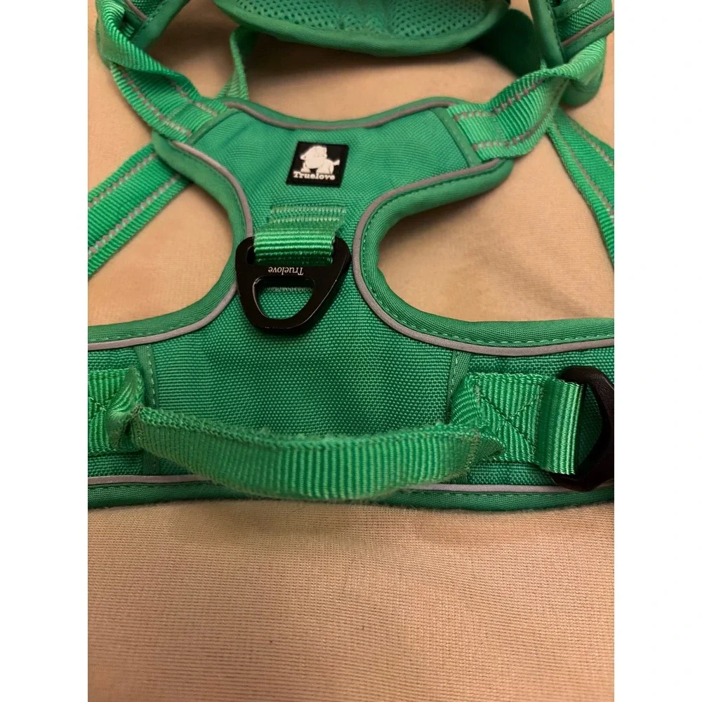 Truelove Green Reflective No Pull Dog Harness Mesh Padded Adjustable Vest